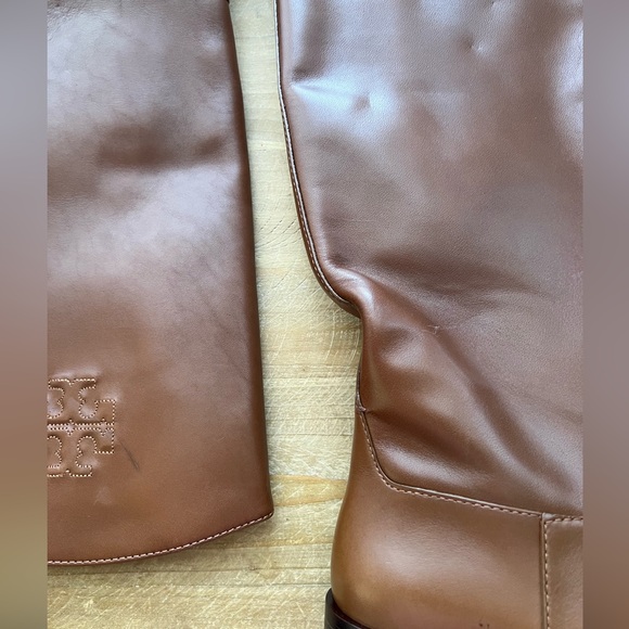 New Tory Burch “The Riding Boot” in Palissandro Brown Women’s Size 6.5 - Picture 10 of 13